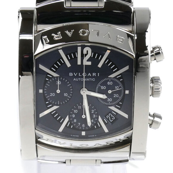 BVLGARI Assioma Chronograph Automatic Watch AA48SCH Men's